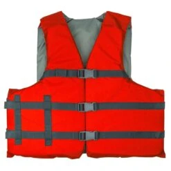 RISE Adult Rip Stop Life Vest -Swimming Gear Shop 2001rs red front