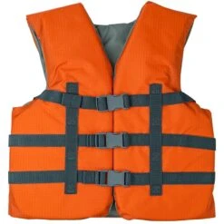 RISE Youth Rip Stop Life Vest -Swimming Gear Shop 3007rs rustic orange front2