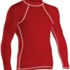 RISE Solid Long Sleeve Rashguard -Swimming Gear Shop 501ls front red