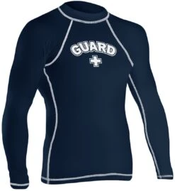 RISE Guard Long Sleeve Rashguard -Swimming Gear Shop 501lsl front navy