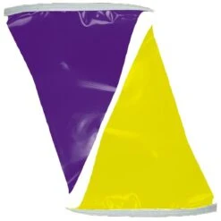100 Ft. Polyethylene Flags -Swimming Gear Shop 65250 purple yellow 2 2