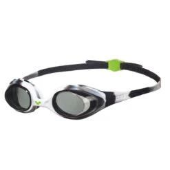 Arena Spider Jr. Goggle -Swimming Gear Shop 92338 black white clear side