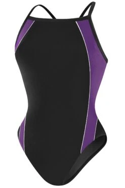 RISE Solid H-Back Poly Splice 17 RISE Solid H-Back Poly Splice -Swimming Gear Shop lgs16 black purple
