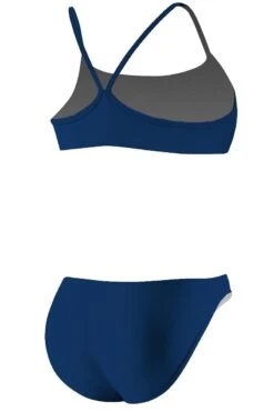 RISE Solid Poly Workout Bikini -Swimming Gear Shop lgs26 navy back