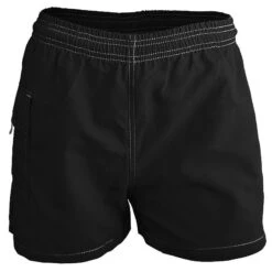 RISE Solid Female Flex Waterpark Board Short -Swimming Gear Shop lgs29 front black 10