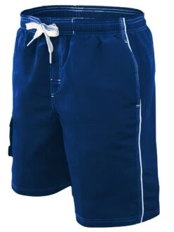 RISE Solid Male Flex Short -Swimming Gear Shop lgs30s front navy