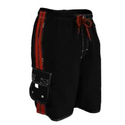 RISE Solid Splice Board Short -Swimming Gear Shop lgs45 front black