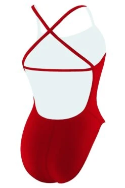 RISE Solid Poly X-Back 11 RISE Solid Poly X-Back -Swimming Gear Shop lgs63gu back red 2