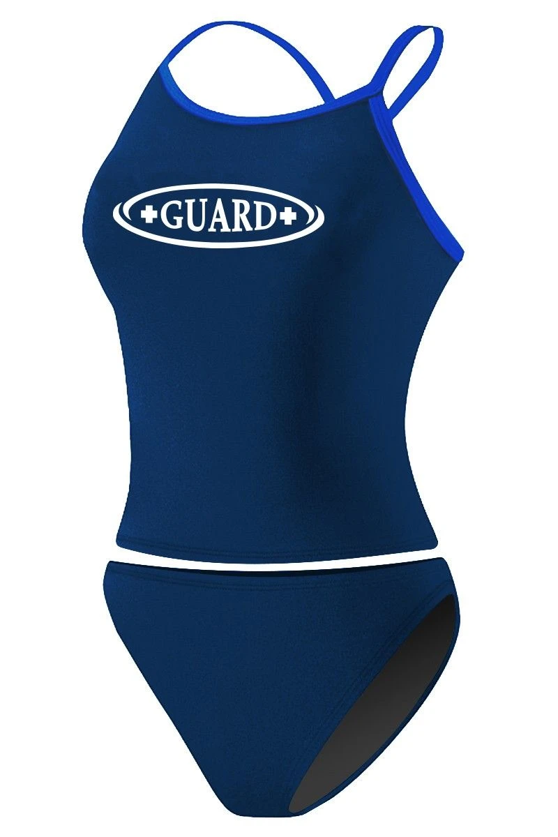 RISE Guard Poly 2-Piece Color Trim Tankini 4 RISE Guard Poly 2-Piece Color Trim Tankini - Image 2