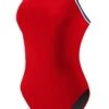 Rise Solid Poly Tri Color H-Back -Swimming Gear Shop lgs92 front red navy white
