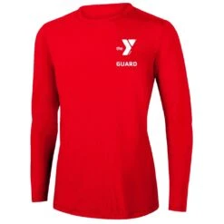 YMCA Guard Long Sleeve Rashguard -Swimming Gear Shop ymca guard r ls