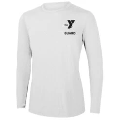 YMCA Guard Long Sleeve Rashguard -Swimming Gear Shop ymca guard w ls