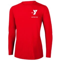 YMCA Instructor Long Sleeve Rashguard -Swimming Gear Shop ymca instructor r