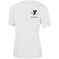 YMCA Instructor Short Sleeve Rashguard -Swimming Gear Shop ymca instructor w