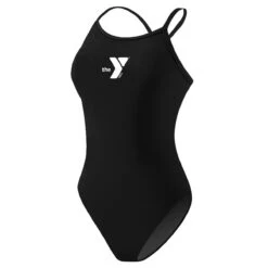 YMCA Poly H-Back -Swimming Gear Shop ymcalgs12 2 front black nologo