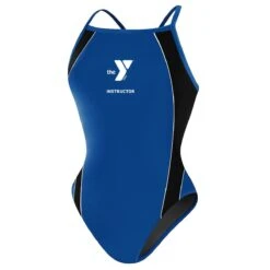 YMCA Instructor Splice H-Back -Swimming Gear Shop ymcalgs16 2 front royal black nologo