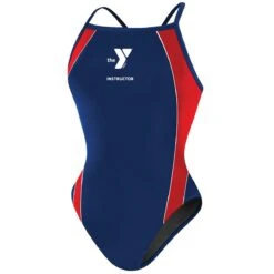 YMCA Instructor Splice H-Back -Swimming Gear Shop ymcalgs16yi navyred nologo