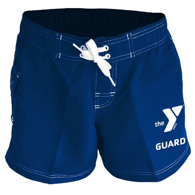 YMCA Guard Female 5" Inseam Poly Short 6 YMCA Guard Female 5" Inseam Poly Short - Image 4