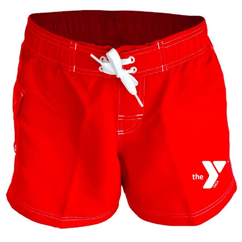 YMCA Female 5" Inseam Poly Short 5 YMCA Female 5" Inseam Poly Short - Image 3
