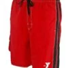 YMCA Instructor Splice Board Short -Swimming Gear Shop ymcalgs45 2 front red black1